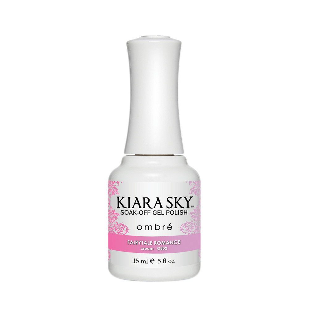 Kiara Sky Mood Gel Polish Ombre, G802, Fairytale Romance, 0.5oz MH1004
