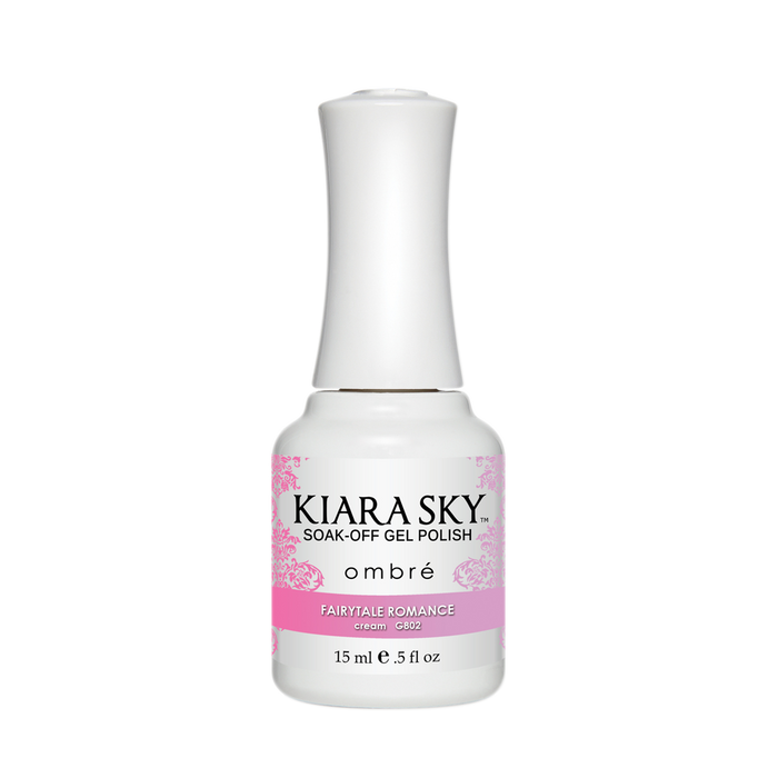 Kiara Sky Mood Gel Polish Ombre, G802, Fairytale Romance, 0.5oz MH1004