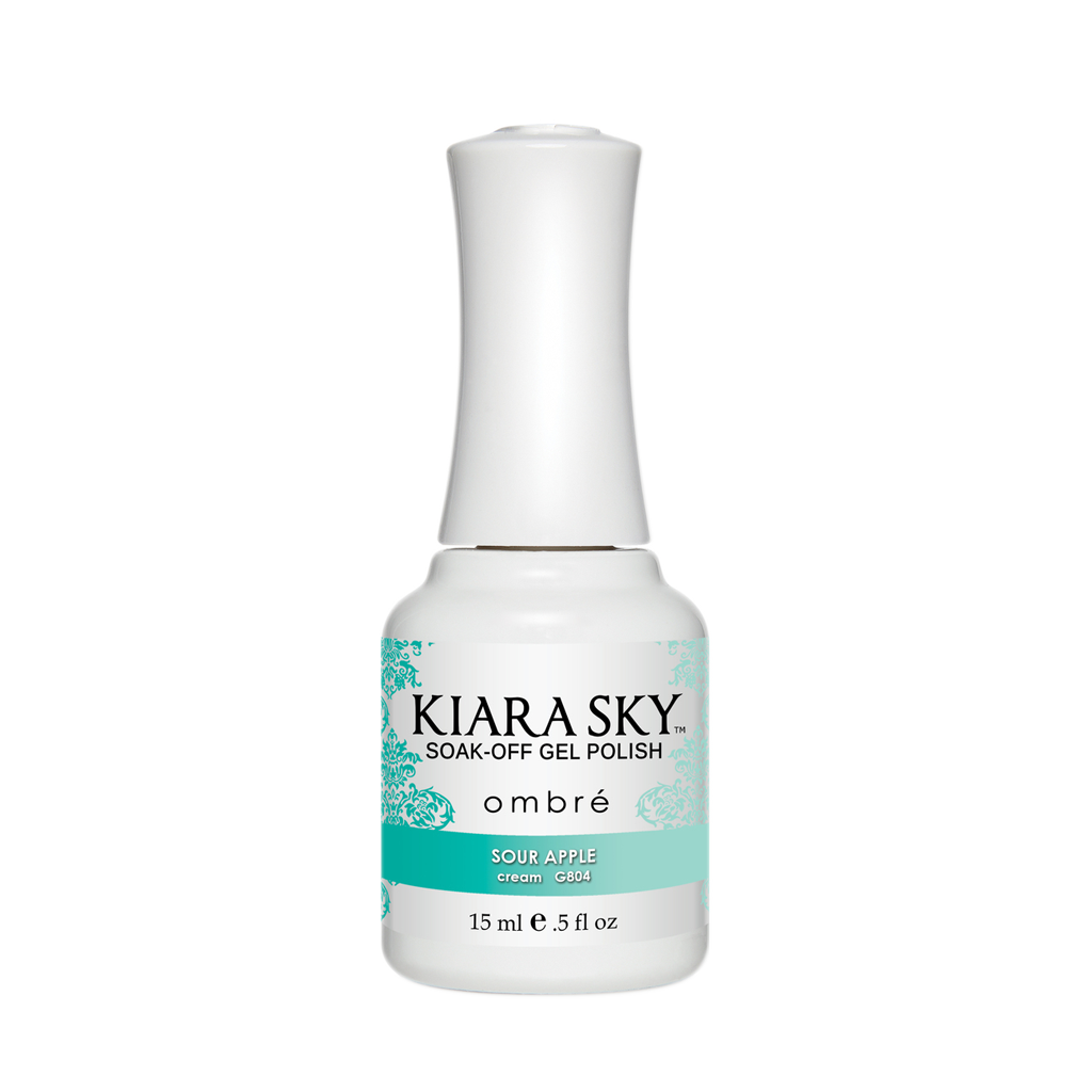 Kiara Sky Mood Gel Polish Ombre, G804, Sour Apple, 0.5oz MH1004