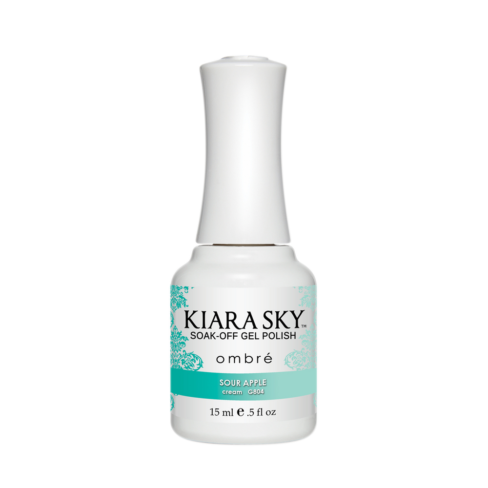Kiara Sky Mood Gel Polish Ombre, G804, Sour Apple, 0.5oz MH1004