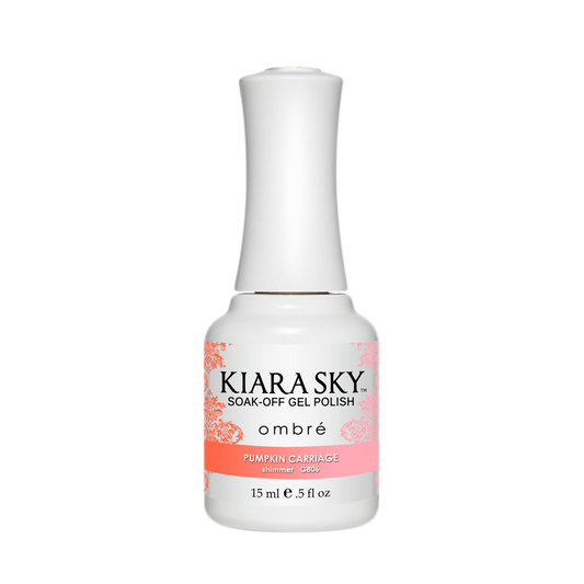 Kiara Sky Mood Gel Polish Ombre, G806, Pumpkin Carriage, 0.5oz MH1004