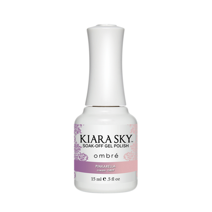 Kiara Sky Mood Gel Polish Ombre, G809, Pinkarella, 0.5oz MH1004