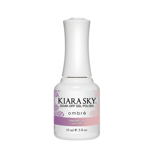 Kiara Sky Mood Gel Polish Ombre, G809, Pinkarella, 0.5oz MH1004