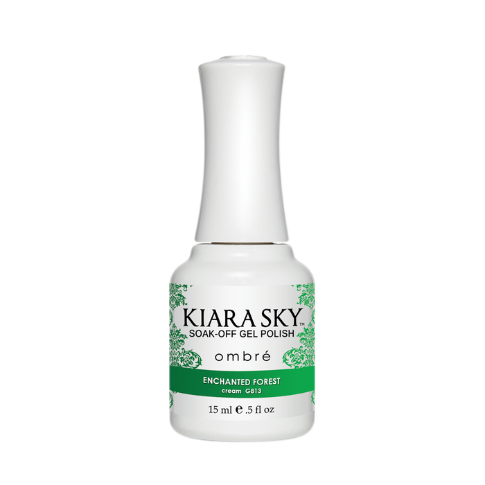 Kiara Sky Mood Gel Polish Ombre, G813, Enchanted Forest, 0.5oz MH1004