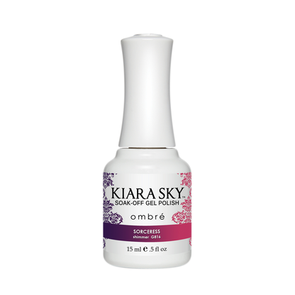 Kiara Sky Mood Gel Polish Ombre, G816 Sorceress, 0.5oz MH1004