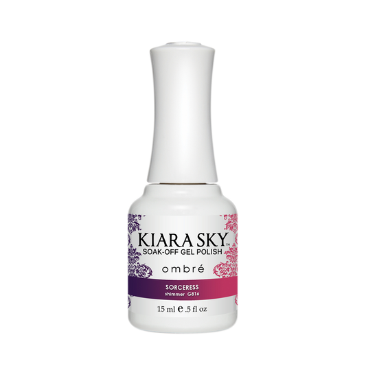 Kiara Sky Mood Gel Polish Ombre, G816 Sorceress, 0.5oz MH1004