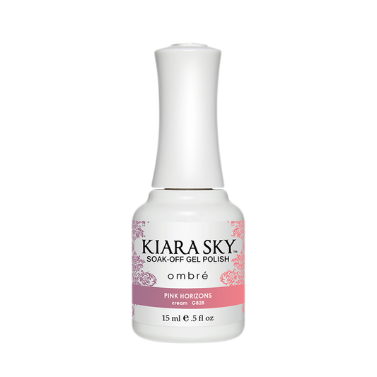 Kiara Sky Mood Gel Polish Ombre, G828, Pink Horizons, 0.5oz MH1004