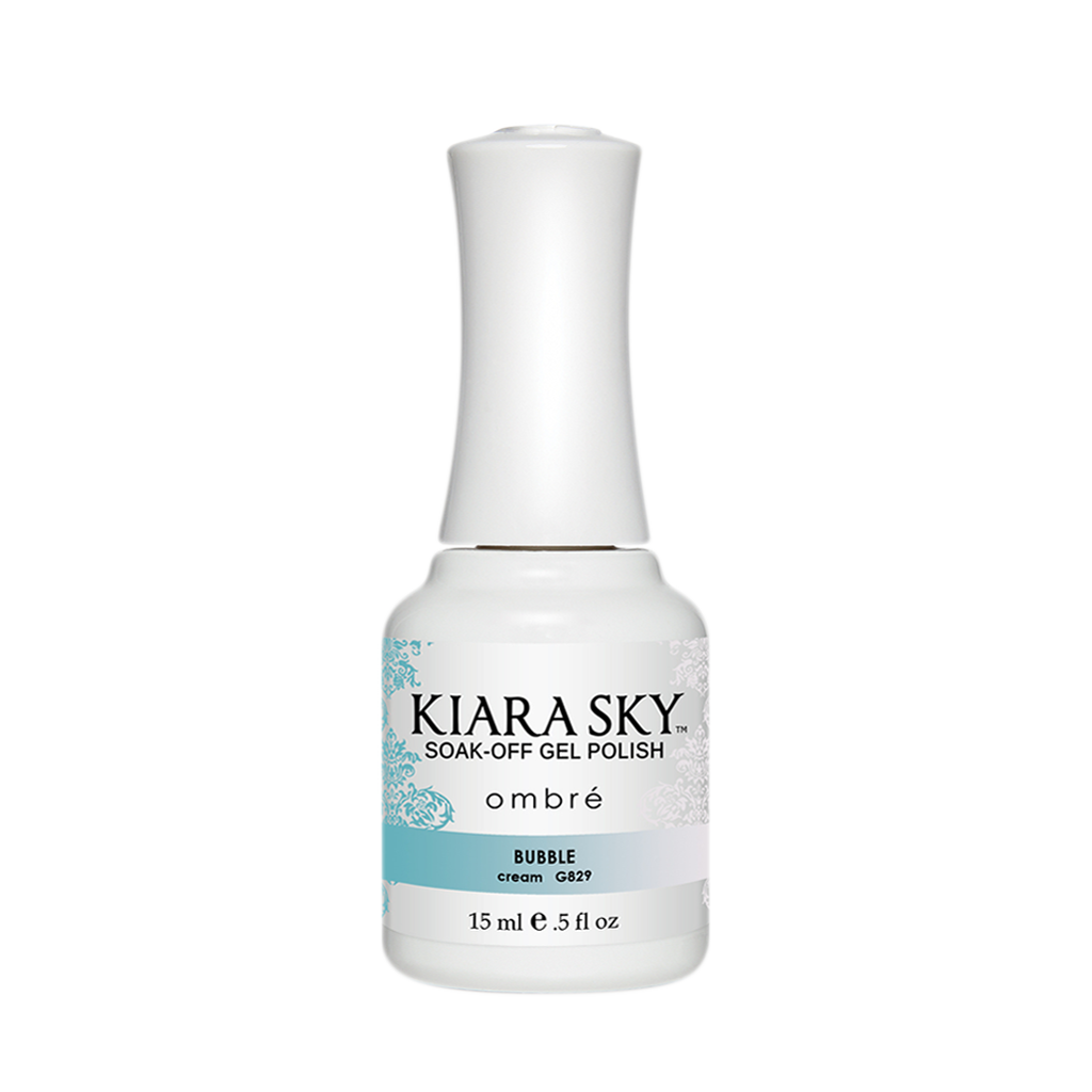 Kiara Sky Mood Gel Polish Ombre, G829, Bubble, 0.5oz MH1004