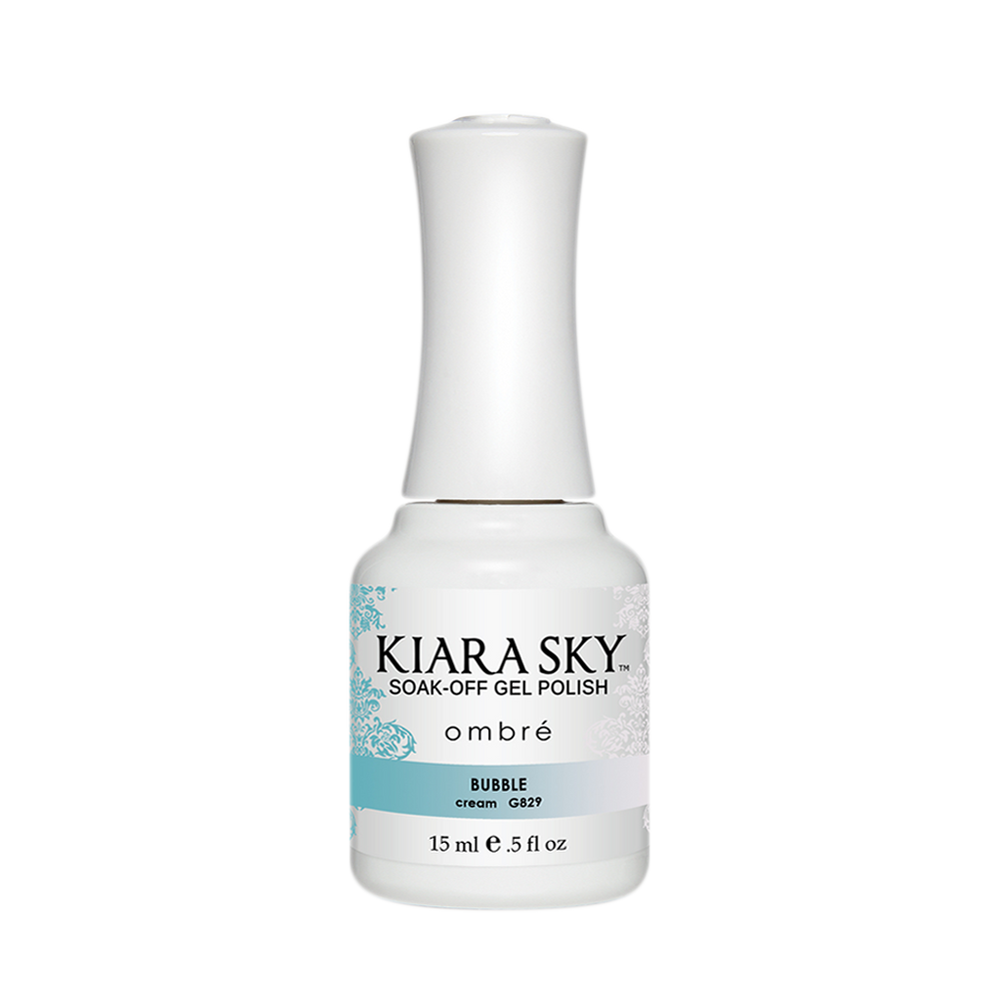 Kiara Sky Mood Gel Polish Ombre, G829, Bubble, 0.5oz MH1004