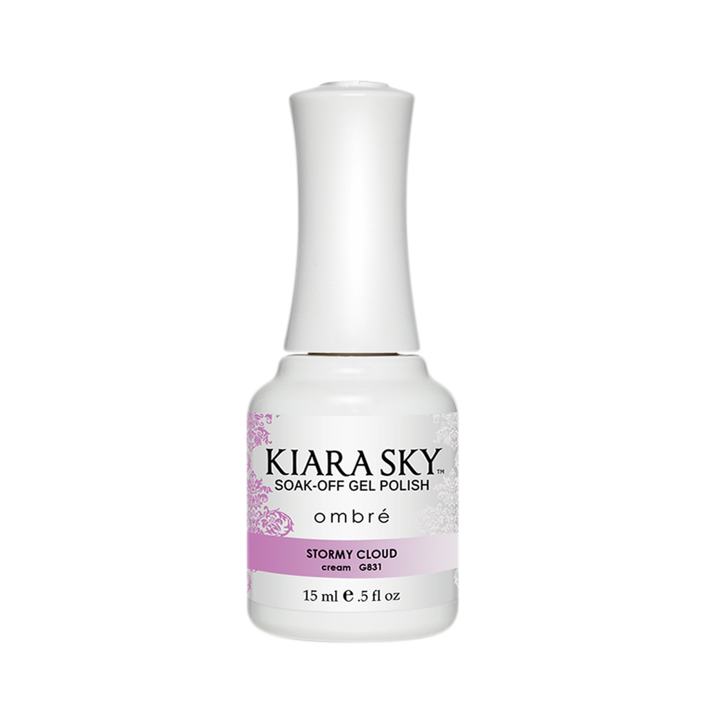 Kiara Sky Mood Gel Polish Ombre, G831, Stormy Cloud, 0.5oz MH1004