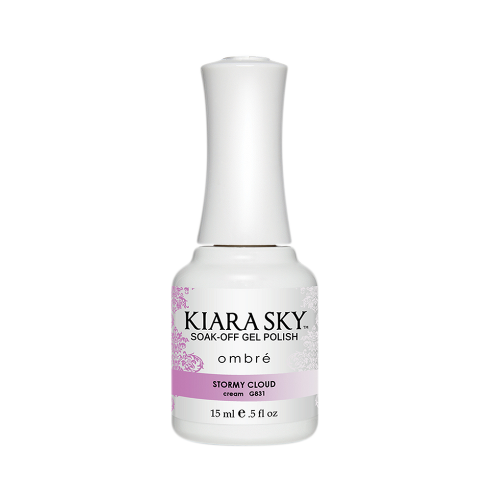 Kiara Sky Mood Gel Polish Ombre, G831, Stormy Cloud, 0.5oz MH1004