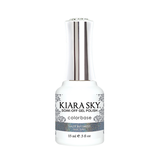 Kiara Sky Gel Polish, G901, Holo Mermaid Collection, Salty But Sweet, 0.5oz MH1004