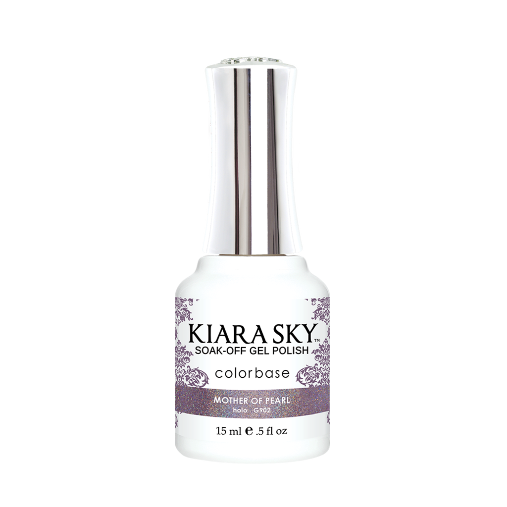 Kiara Sky Gel Polish, G902, Holo Mermaid Collection, Mother Or Pearl, 0.5oz MH1004