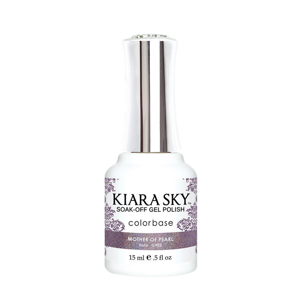 Kiara Sky Gel Polish, G902, Holo Mermaid Collection, Mother Or Pearl, 0.5oz MH1004