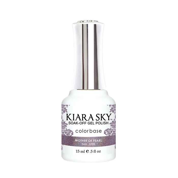 Kiara Sky Gel Polish, G902, Holo Mermaid Collection, Mother Or Pearl, 0.5oz MH1004