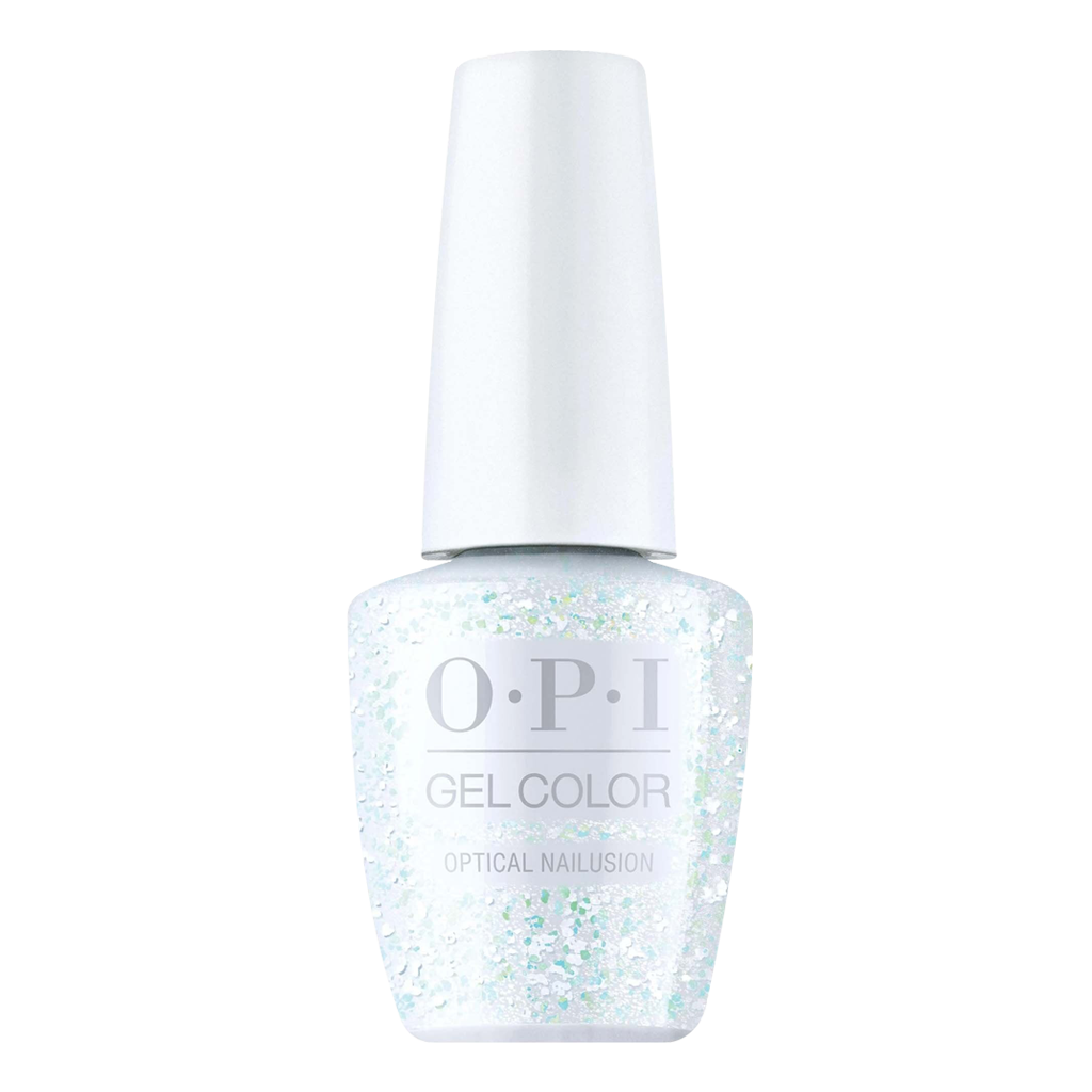 OPI Gelcolor, High Definition Glitter 2020 Collection, E01, Optical Nailusion, 0.5oz OK1224VD