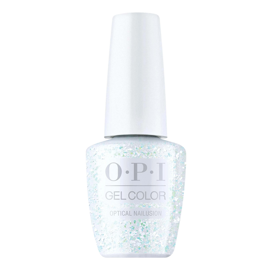 OPI Gelcolor, High Definition Glitter 2020 Collection, E01, Optical Nailusion, 0.5oz OK1224VD