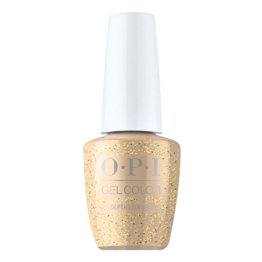 OPI Gelcolor, High Definition Glitter 2020 Collection, E03, Depth Leopard, 0.5oz OK1224VD