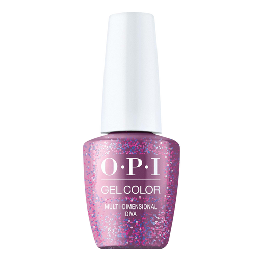 OPI Gelcolor, High Definition Glitter 2020 Collection, E04, Multi Dimensional Diva, 0.5oz OK1224VD