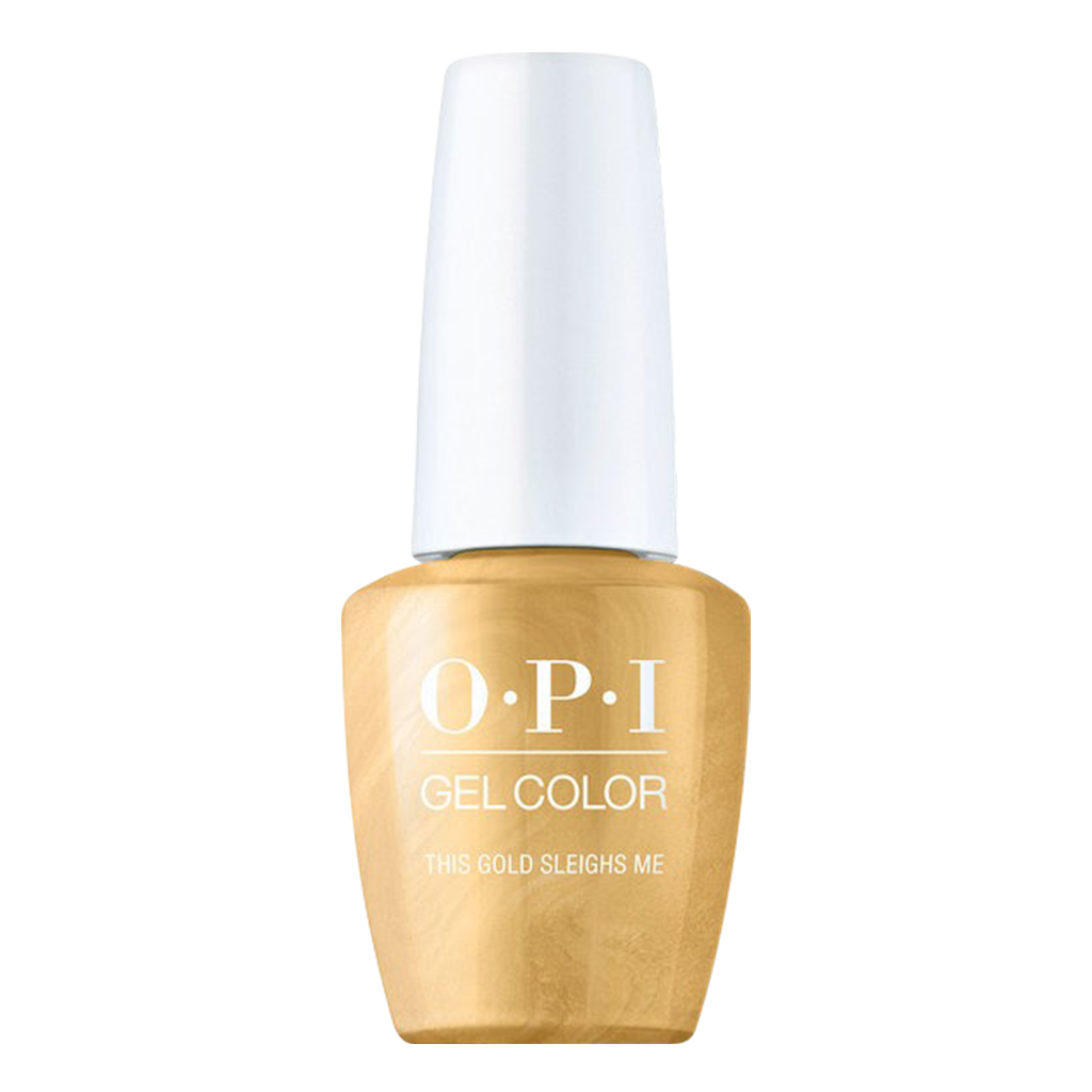 OPI Gelcolor, Shine Bright Collection 2020, HPM05, This Gold Sleighs Me, 0.5oz OK0918VD