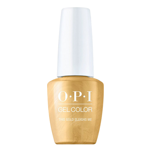 OPI Gelcolor, Shine Bright Collection 2020, HPM05, This Gold Sleighs Me, 0.5oz OK0918VD
