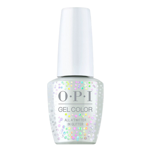 OPI Gelcolor, Shine Bright Collection 2020, HPM13, All A'twitter In Glitter, 0.5oz OK0918VD