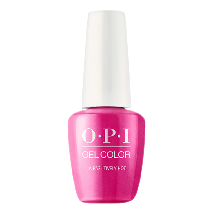 OPI GelColor, Make It Iconic Collection, A20, La Paz Itively Hot, 0.5oz KK1005