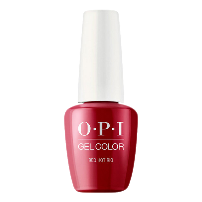 OPI GelColor, A70, Red Hot Rio (Available 3 IN 1), 0.5oz BB MH0924
