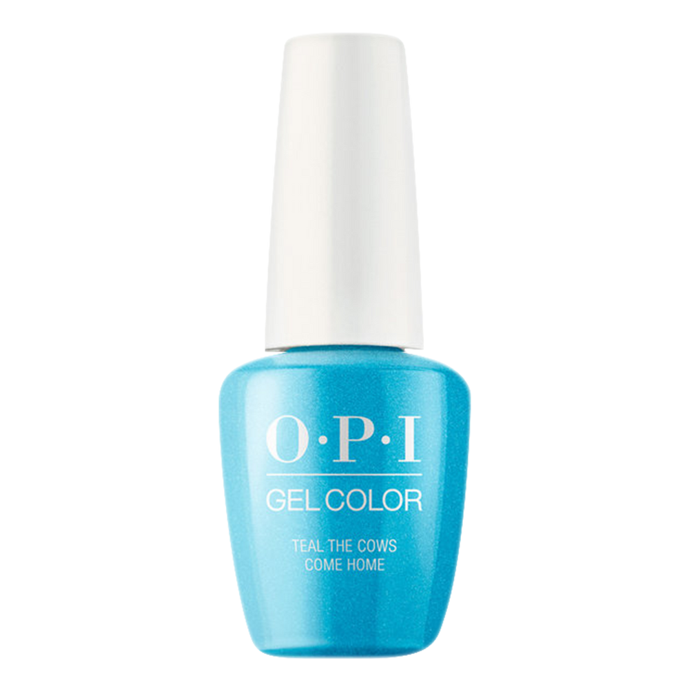 OPI GelColor, Make It Iconic Collection, B54, Teal The Cows Come Home, 0.5oz KK1005