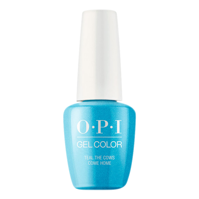 OPI GelColor, Make It Iconic Collection, B54, Teal The Cows Come Home, 0.5oz KK1005