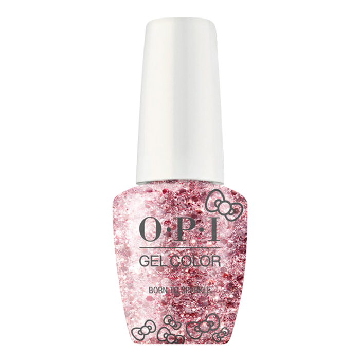 OPI GelColor, Hello Kitty Collection, HPL13, Born To Sparkle, 0.5oz OK0913VD