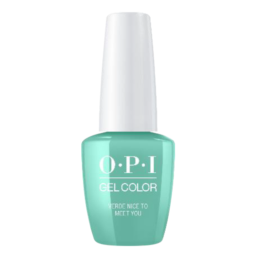 OPI GelColor, Mexico City - Spring 2020 Collection, M84, Verde Nice To Meet You (Available 3 IN 1), 0.5oz MH0924
