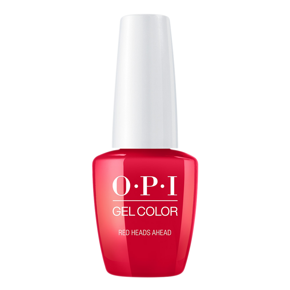 OPI Gelcolor, Scotland Fall 2019 Collection, U13, Red Heads Ahead (Available 3 IN 1), 0.5oz MH0924
