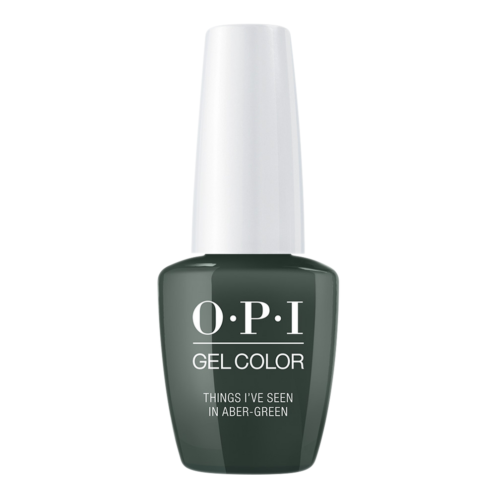 OPI Gelcolor, Scotland Fall 2019 Collection, U15, Things I've Seen In Aber-Green (Available 3 IN 1), 0.5oz MH0924