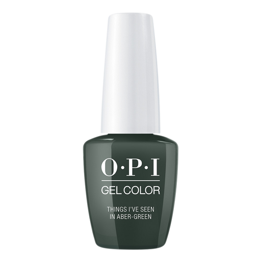 OPI Gelcolor, Scotland Fall 2019 Collection, U15, Things I've Seen In Aber-Green (Available 3 IN 1), 0.5oz MH0924
