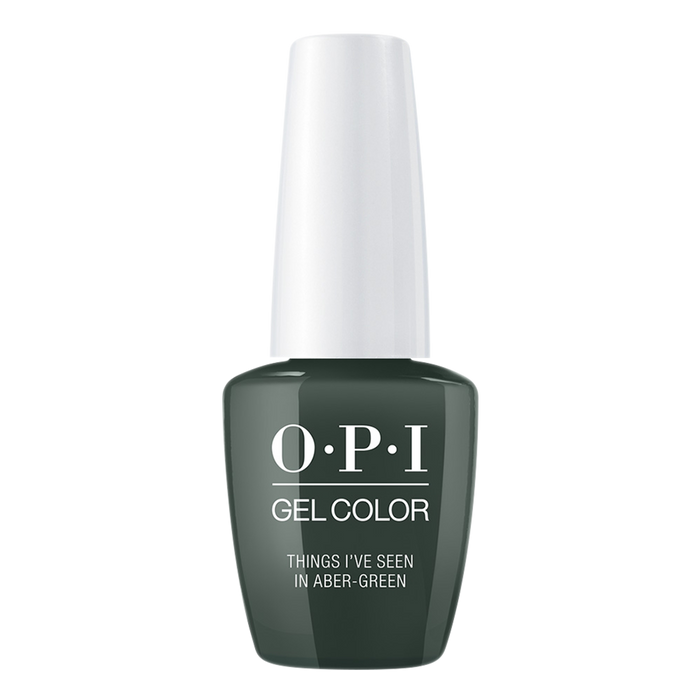 OPI Gelcolor, Scotland Fall 2019 Collection, U15, Things I've Seen In Aber-Green (Available 3 IN 1), 0.5oz MH0924