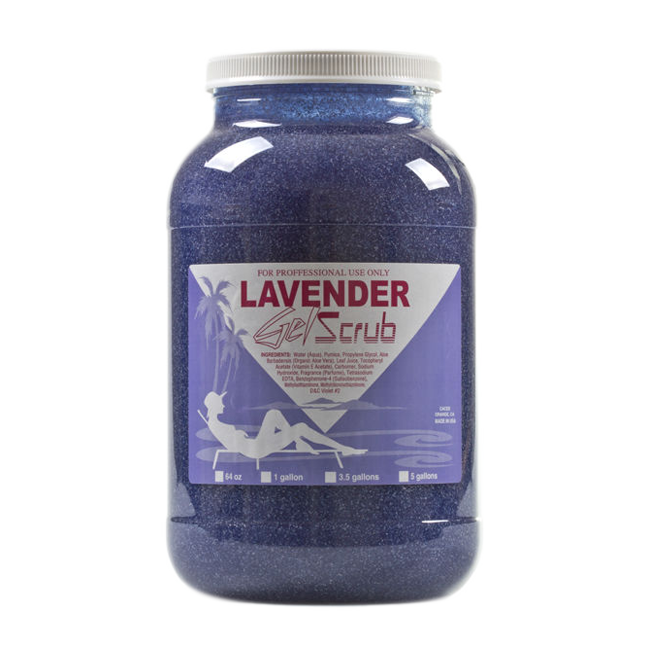Be Beauty Spa Collection, Gel Scrub, CSC0002, Lavender, 1Gallon KK0511