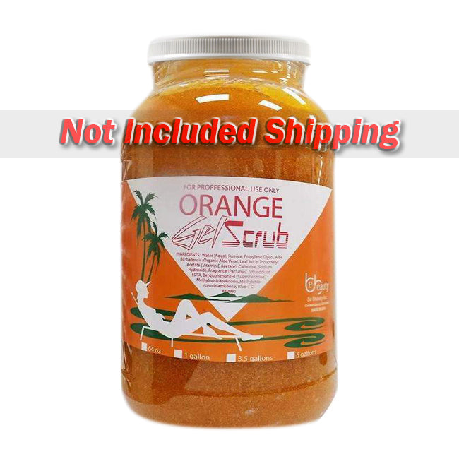 Be Beauty Spa Collection, Gel Scrub, CSC0005, Orange, 1Gallon KK0511