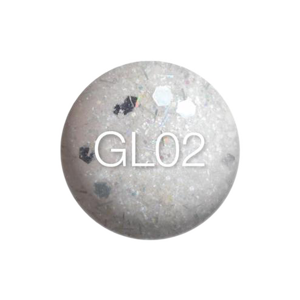 SNS Gelous Dipping Powder, GL02, Glitter Collection, 1oz KK0724