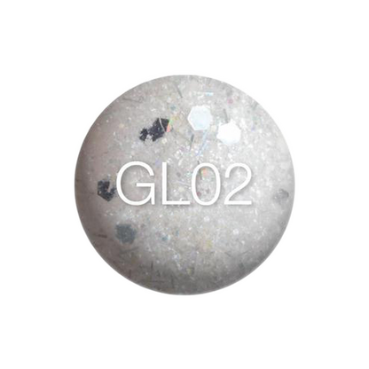 SNS Gelous Dipping Powder, GL02, Glitter Collection, 1oz KK0724