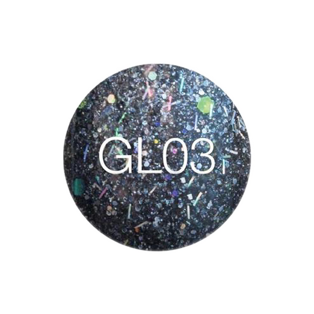 SNS Gelous Dipping Powder, GL03, Glitter Collection, 1oz KK0724