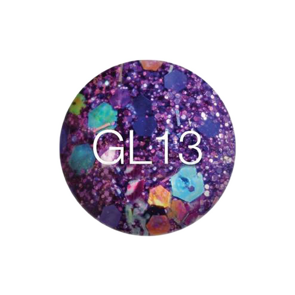 SNS Gelous Dipping Powder, GL13, Glitter Collection, 1oz KK