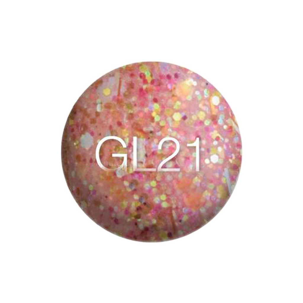 SNS Gelous Dipping Powder, GL21, Glitter Collection, 1oz KK