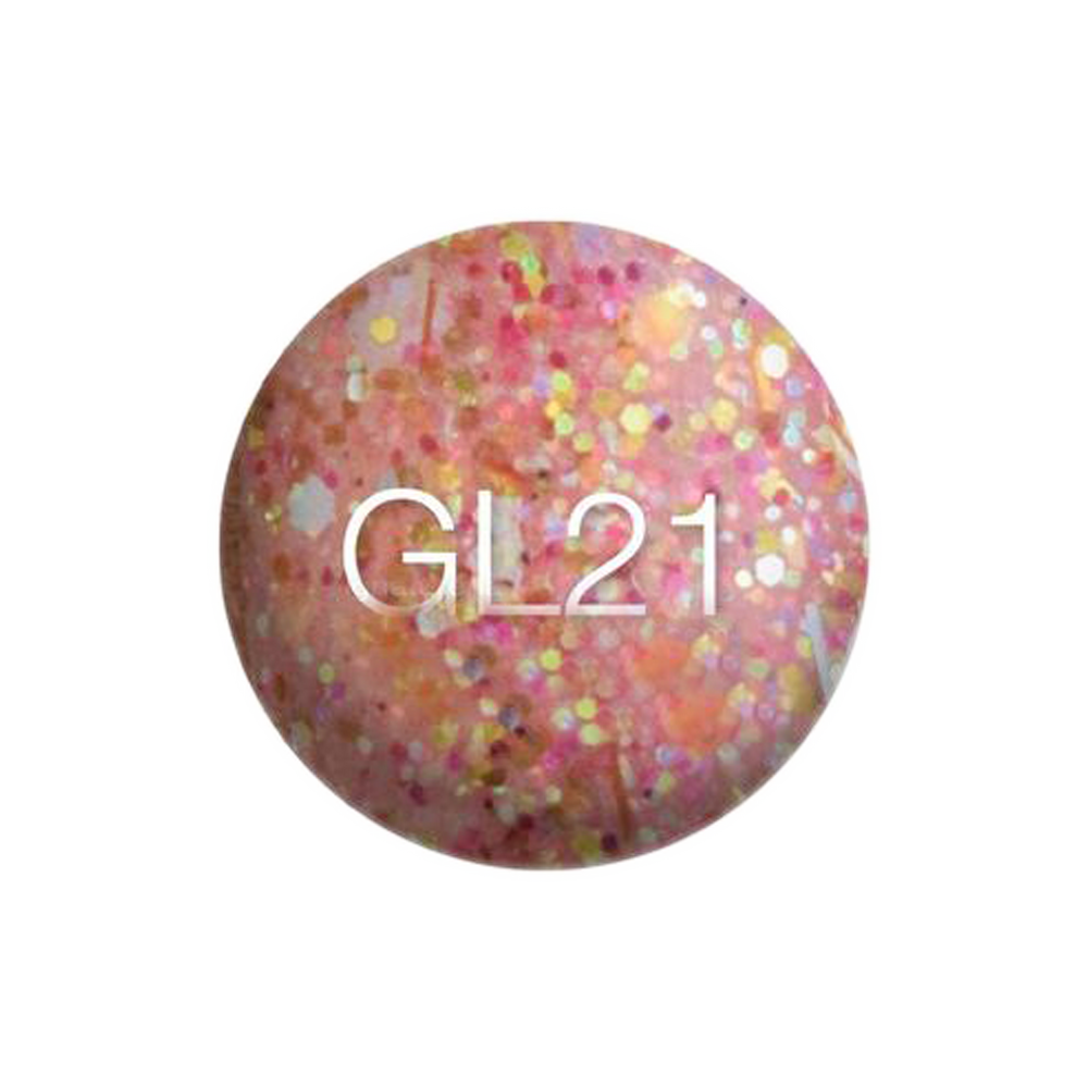 SNS Gelous Dipping Powder, GL21, Glitter Collection, 1oz KK