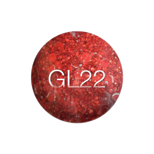 SNS Gelous Dipping Powder, GL22, Glitter Collection, 1oz KK0724