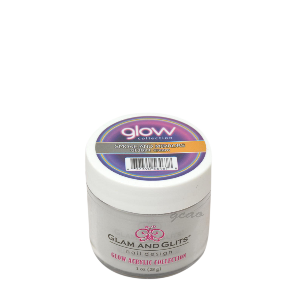 G & G Glow In The Dark Acrylic Powder (not Dipping Powder), 1oz, GL2034, Smoke And Mirrors