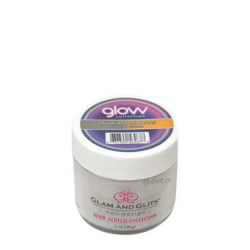 G & G Glow In The Dark Acrylic Powder (not Dipping Powder), 1oz, GL2034, Smoke And Mirrors