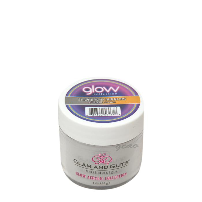 G & G Glow In The Dark Acrylic Powder (not Dipping Powder), 1oz, GL2034, Smoke And Mirrors