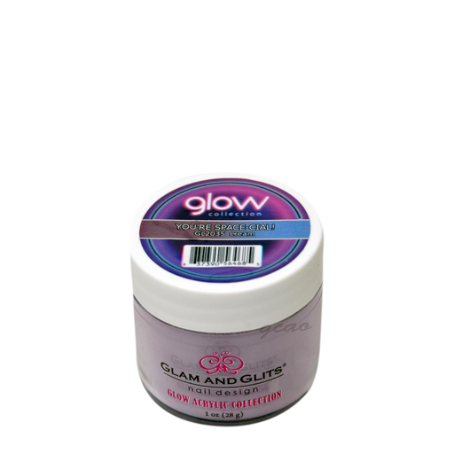 G & G Glow In The Dark Acrylic Powder (not Dipping Powder), 1oz, GL2035, You're Space Cial