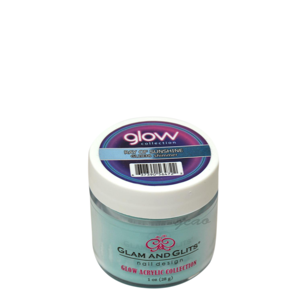 G & G Glow In The Dark Acrylic Powder (not Dipping Powder), 1oz, GL2038, Ray Of Sunshine